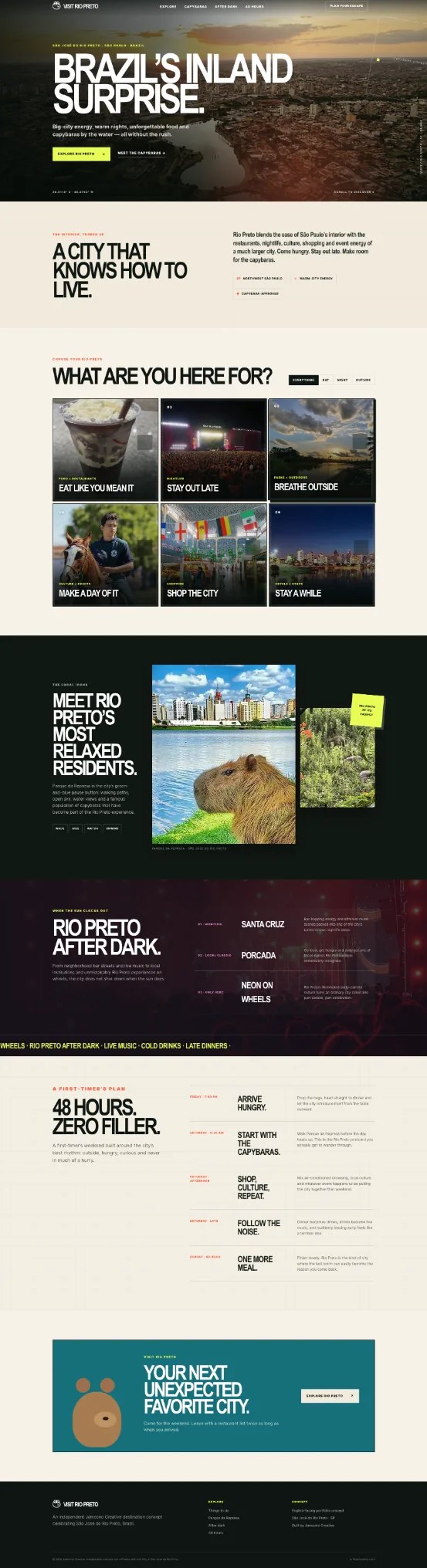 Visit Rio Preto full homepage